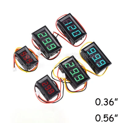 0,36 '' 0,56 '' Digital LED Voltmeter Amperemeter Spannungsmesser Strommesser - Bild 1 von 4