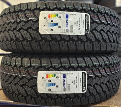 2X NEW GENERAL GRABBER AT3 245/70 R16 XL 111H 245 70 16 4X4 A/T TYRES 2457016 - Image 1 of 4