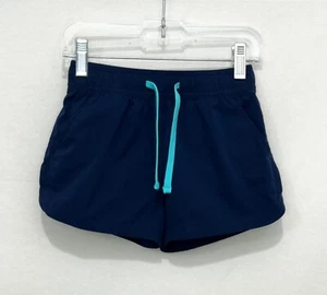 Crewcuts Active Girls Shorts 6 Navy Drawstring Elastic Waist Pockets NWOT - Picture 1 of 5