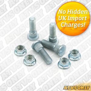 RAPTOR 700 ALL YEARS WHEEL STUD & NUT KIT REPLACEMENT FRONT OR REAR SET 