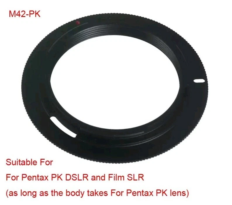 m42 Objektiv Adapter an Pentax K PK-Bajonett Kamera