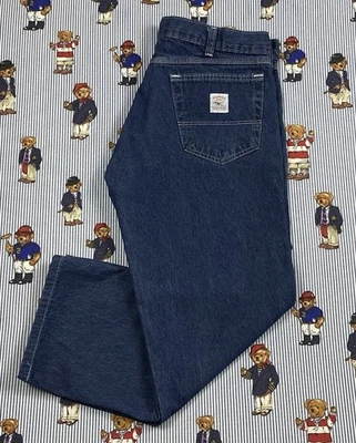 Vintage 90s Made in USA Pointer Brand Classic-Fit Dark-Wash Denim Jeans, Size 35 - Image 1 of 4