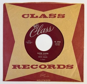 JEANI MACK Super Duper RARE ROCKABILLY 1959 Class Records VG+ - Picture 1 of 3