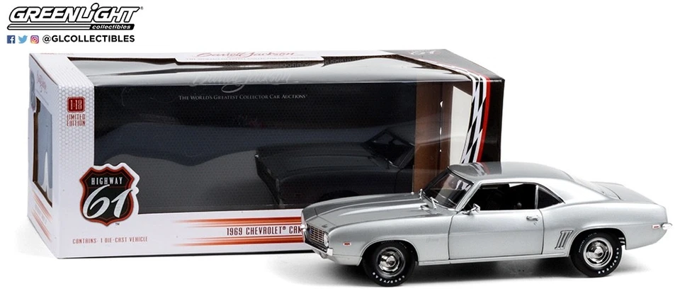 Greenlight 1:18 Scala - 18029 Highway 61 - 1:18 Barrett-Jackson - 1969 Chevrole - Immagine 1 di 1