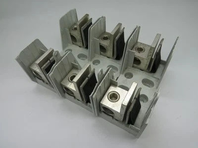 Eaton Bussmann JM60400-3CR Modular Fuse Block 400A 600V 3P SHELF WEAR/DIRT NOP — 第 1/2 张图片