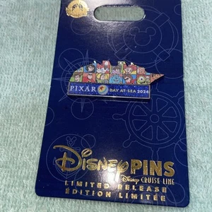 Disney Limited Release Cruise Line Pixar Trading Pin New On Card - Picture 1 of 5