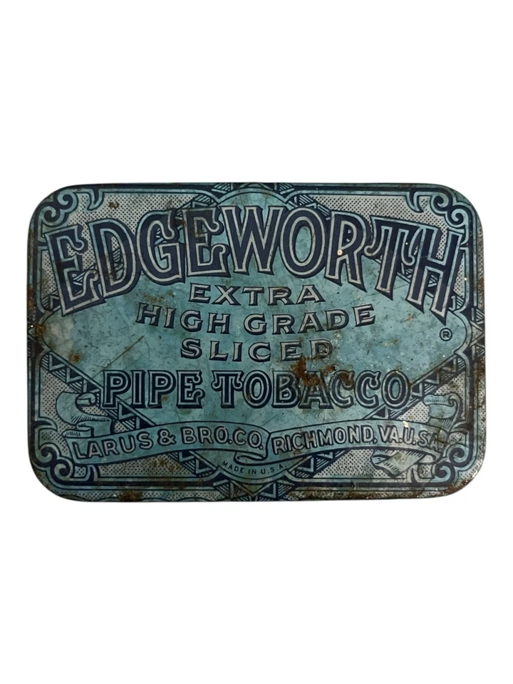 Caja de lata de tabaco vintage Edgeworth pipa en rodajas extra alta calidad Foto 1 de 3