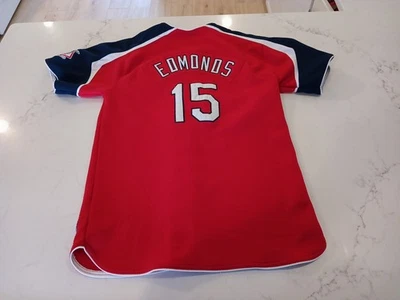 VTG Nike Team St Louis Cardinals MLB Stitched Jersey Youth L Jim Edmonds NICE! - Image 1 of 4