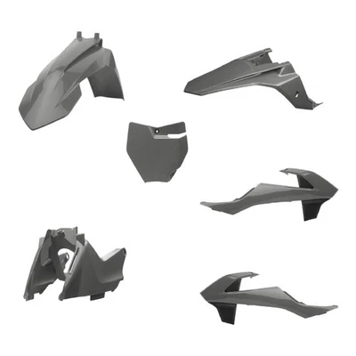 Kit plástico Polisport MX para KTM SX65 (2016-2023) motocross, gris nardo Foto 1 de 4
