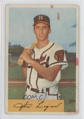 1954 Bowman Johnny Logan (106 Runs) #80 - Image 1 of 2