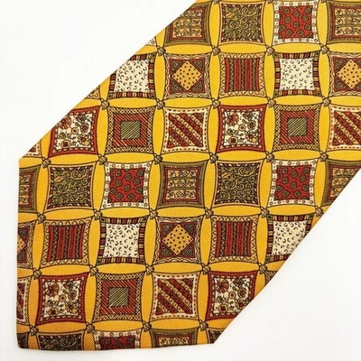 Salvatore Ferragamo Corbata por todas partes patrón Geométrico 6 auténtico... - Imagen 1 de 4