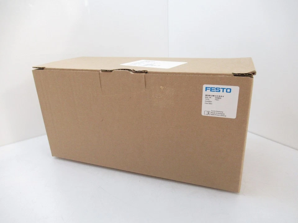 531855 Festo Fine Filter MS6N-LFM-1/2-B-R-V Series MS Size 6 New In Box - Image 1 of 4
