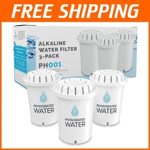 PH001 Alkaline Water Filter 3-Pack - 96 Gallons - Picture 1 of 11