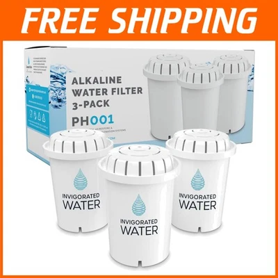 PH001 Alkaline Water Filter 3-Pack - 96 Gallons - Image 1 of 4