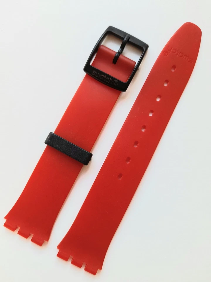 Swatch: Bracelet Skin "Rosso Corsa" (SFB102) New/Top-Rareza Foto 1 de 1