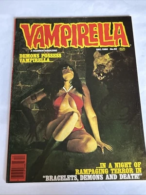 Vampirella #92 December 1980 Enrich Cover Warren Publishing Magazine - Image 1 of 4