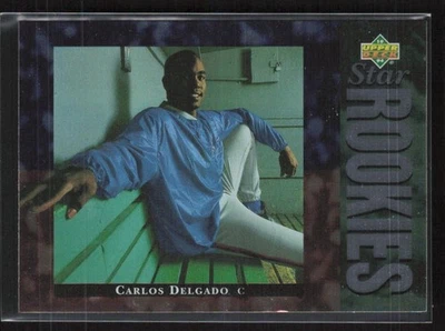 1994 Upper Deck #8 Carlos Delgado Toronto Blue Jays (G) - Image 1 of 2