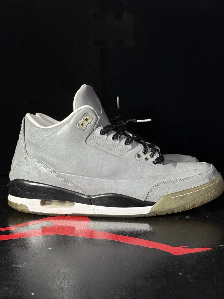 Air Jordan 3 5Lab3 Reflective Silver Size 10 - Image 1 of 4