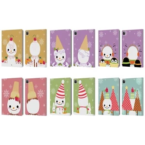 HEAD CASE DESIGNS SNOWMEN LEATHER BOOK WALLET CASE COVER FOR APPLE iPAD - Picture 1 of 12