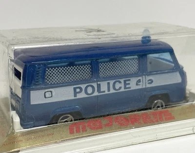 De colección Majorette Nº 244 T2 Fourgon VW Police Van Die Cast Modelo En Embalaje Foto 1 de 4