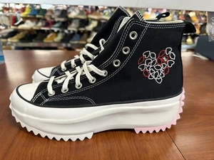 Converse Run Star Hike HI Love Sneakers A01598C Men's Size 10 - Picture 1 of 9