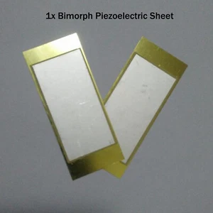 Hoja piezoeléctrica bimorfa duradera 80mmx33mmx0,6mm lámina de cerámica piezoeléctrica - Imagen 1 de 3