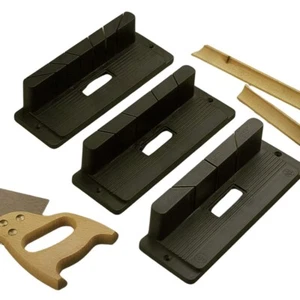 Linic UK Made Mitre Box Block, Multi Angle, 45 & 90 degree 50 x 75mm W7084 - Picture 1 of 2
