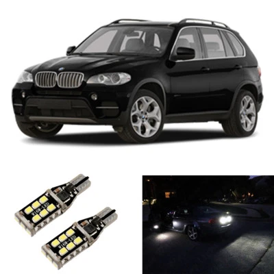 Bombillas LED de respaldo inverso blancas 921 sin errores para BMW X5 E70 2007-2013 Foto 1 de 4
