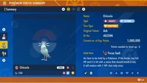 Shiny Sensu Oricorio 6IVs Tera Type: Fighting Pokémon Scarlet and Violet - Picture 1 of 3