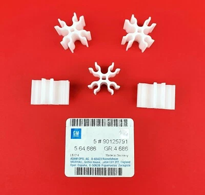 5X Clipes Opel GM Originais Linha de Freio Quádruplo Omega A, Kadett E - 90125791 - Imagem 1 de 3