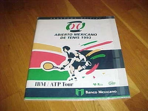 1993 Abierto Mexicano De Tenis Tennis Program  - Picture 1 of 1