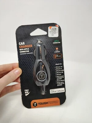 ToughTested 30-Pin Car Charger for Apple iPhone, iPod Touch, iPod nano, iPad - Image 1 of 4