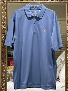 Camisa polo bordada manga corta Virginia Cavaliers Cutter & Buck Dry Tec L - Imagen 1 de 5