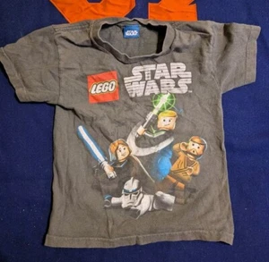 Lego Star Wars T Shirt Kids Youth Size Medium 2000s Y2K 2008 Vintage Cartoon - Picture 1 of 6