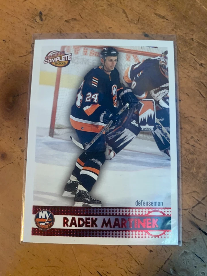2002-03 Pacific Complete Red (Ser #'d 046/100) -  #378 Radek Martinek - Image 1 of 2