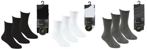 Three Pack Boys / Girls Bamboo Ankle School Socks, Kids Sizes 6-8 9-12 12-3 4-6 - Picture 1 of 7