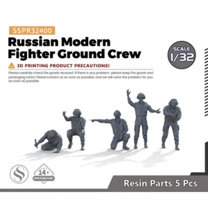 SSMODEL SSPR32400 1/32 Russian Modern Fighter Ground Crew - Picture 1 of 8
