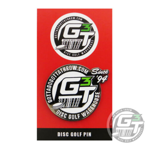 Épingles de golf disque GOTTA GO GOTTA THROW G3T logo émail disque épingle de golf