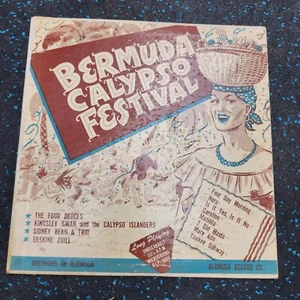 Bermuda Calypso Festival 10" LP Record The Four Deuces Kingsley - Picture 1 of 4