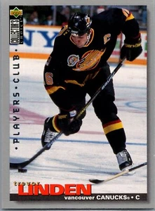 1995-96 Collector's Choice #122 Trevor Linden Player's Club - Picture 1 of 2