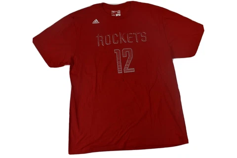 adidas Mens NBA Houston Rockets Dwight Howard Go-To-Tee Shirt New XL Cover