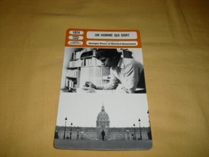 LES FICHES DE MONSIEUR CINÉMA "Un homme qui dort" Georges Perec - Picture 1 of 2