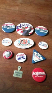 Political Buttons Presidential Race, - Picture 1 of 3