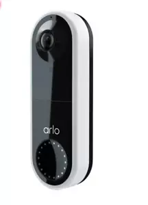 Arlo Wired Video Doorbell HD Video 180 Viewing Angle AVD1001-1CCNAS - White - Picture 1 of 11
