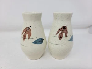 Vintage Mid Century Modern Franciscan Autumn Leaves Salt, Pepper Retro Shakers - Picture 1 of 6