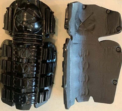 Mylec Street Hockey Shin Pads Guards Black Size Small