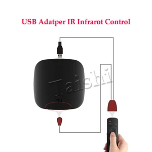 Emitter IR Infrarot USB Control Sender Receiver Extender Adatper Verlängerung - Zdjęcie 1 z 6