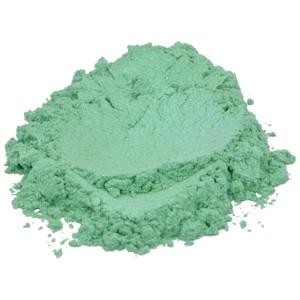 Powdered Sparkle Light Spring Green powder Mica - 1 oz - Image 1 of 3