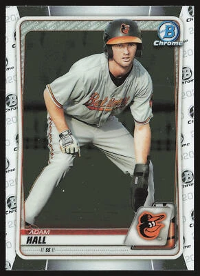 2020 Bowman #BCP-90 Adam Hall Chrome Prospects - Image 1 of 2