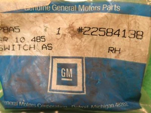 22584138 GM RH ELECTRIC POWER DOOR LOCK CONTROL SWITCH 1992-1995 BUICK SKYLARK - Picture 1 of 1